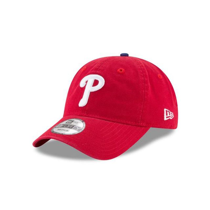 MLB Philadelphia Phillies Core Fit 49Forty Fitted (KQR4300) - Red New Era Caps